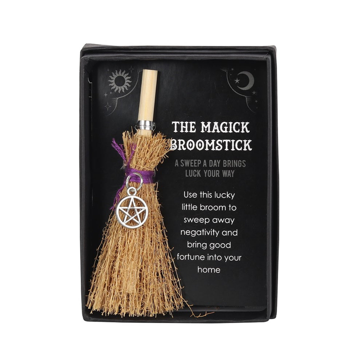 Pentagram Mini Magic Broomstick