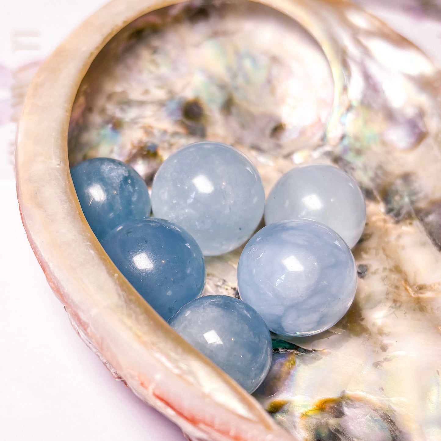 Aquamarine Mini Spheres | High Quality