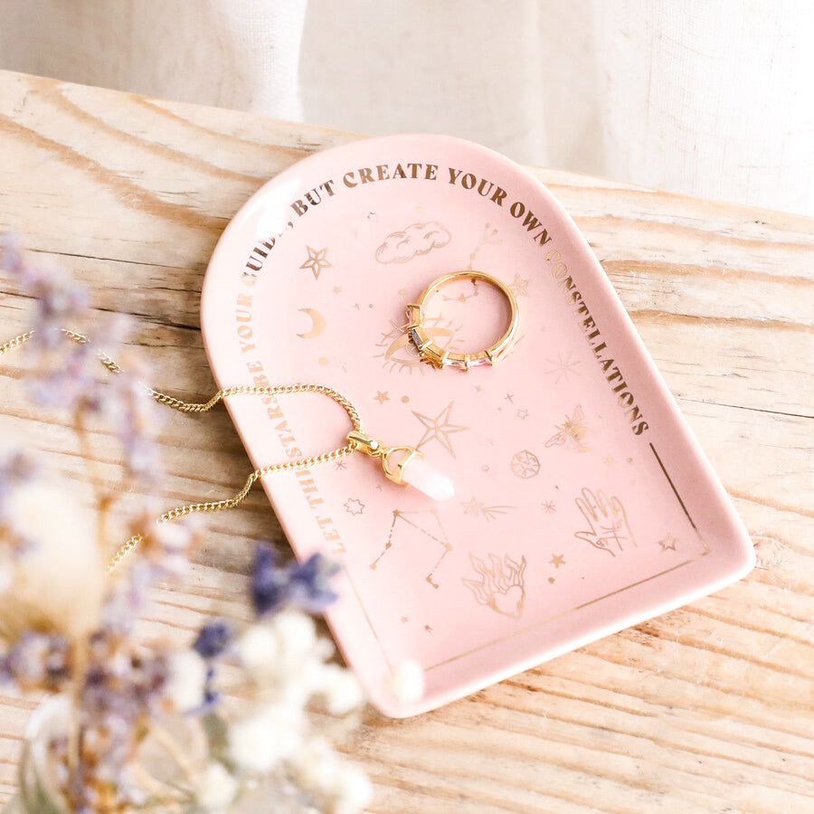 Pink Celestial Arch Trinket Dish