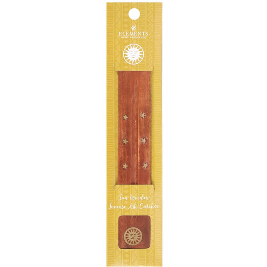 Sun Wooden Incense Ash Catcher