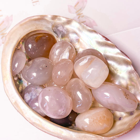 Pink Chalcedony Tumblestones