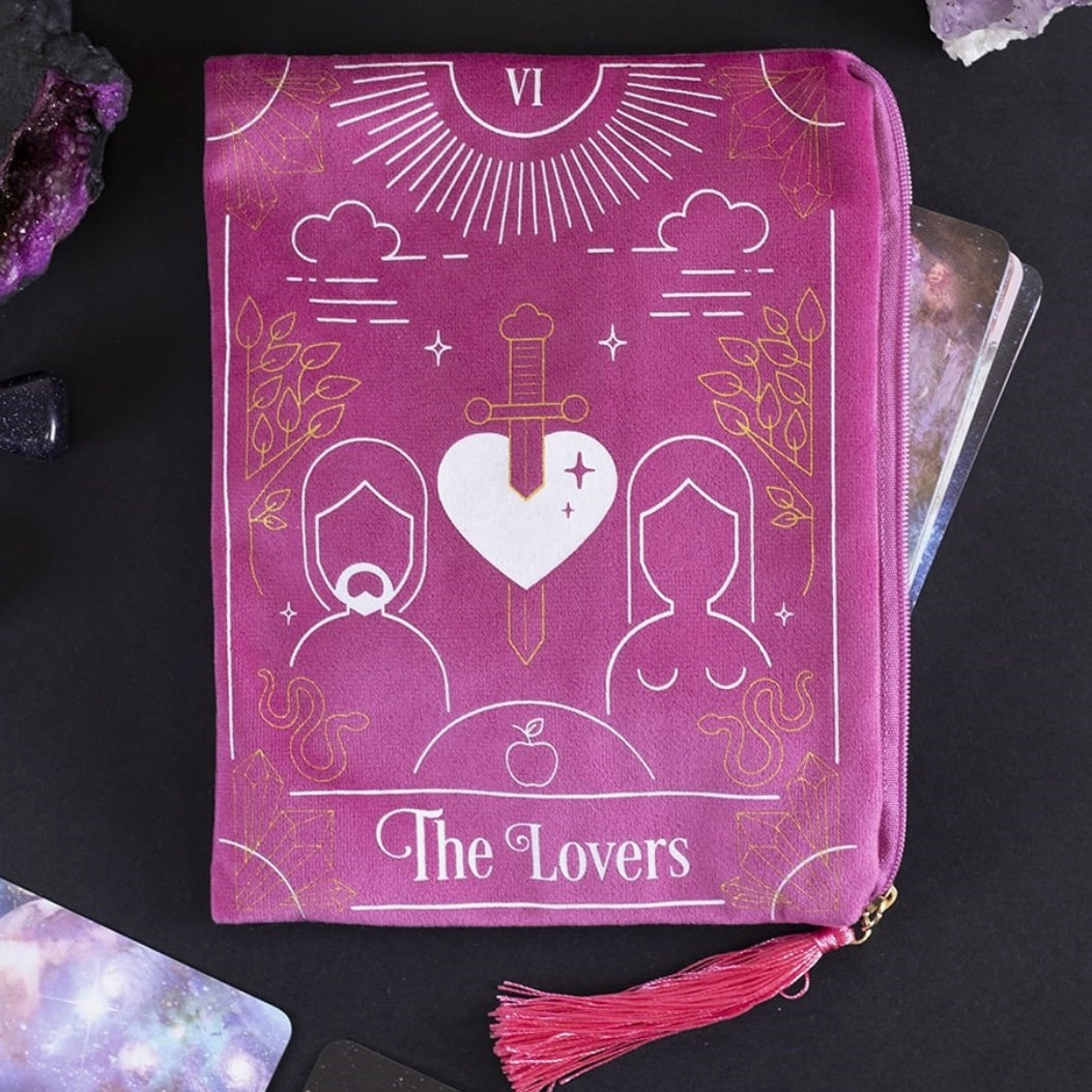 The Lovers Tarot Card Zippered Bag