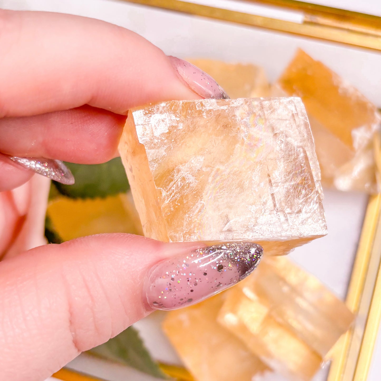 Raw Honey Calcite Chunks