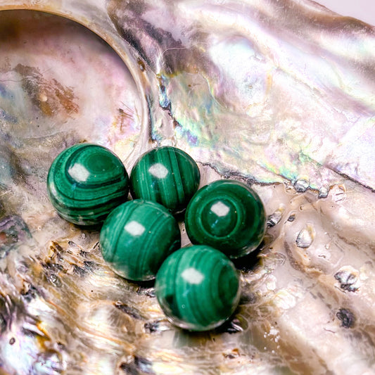 Malachite Spheres | XS | High Quality