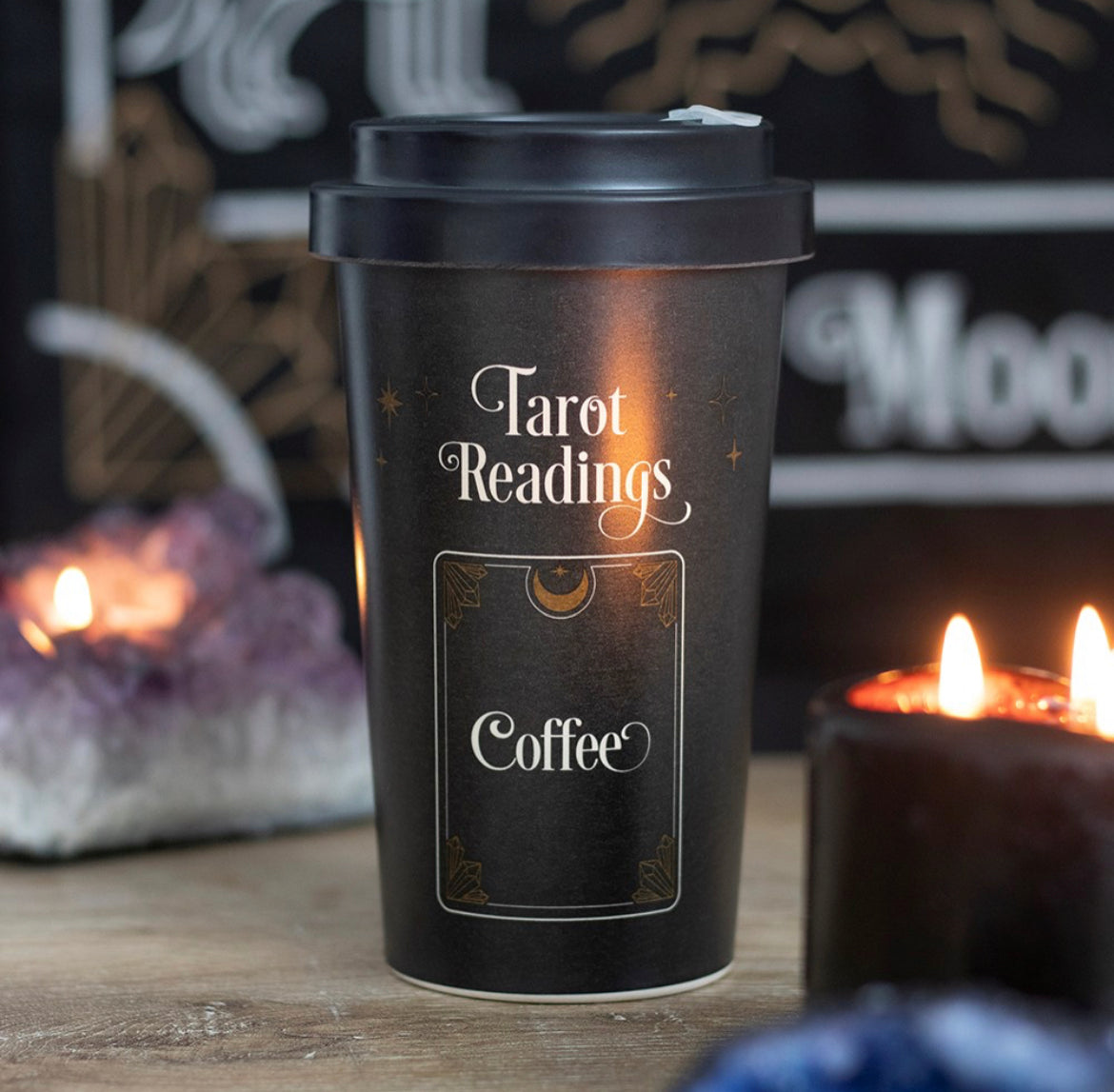 Tarot Readings Bamboo Mug with Sleeve