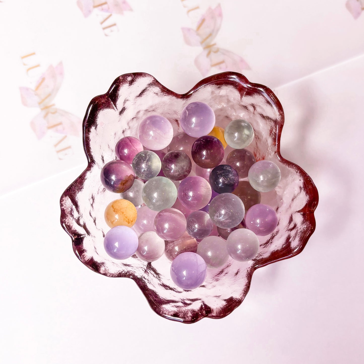 High Quality Candy Fluorite XS Spheres