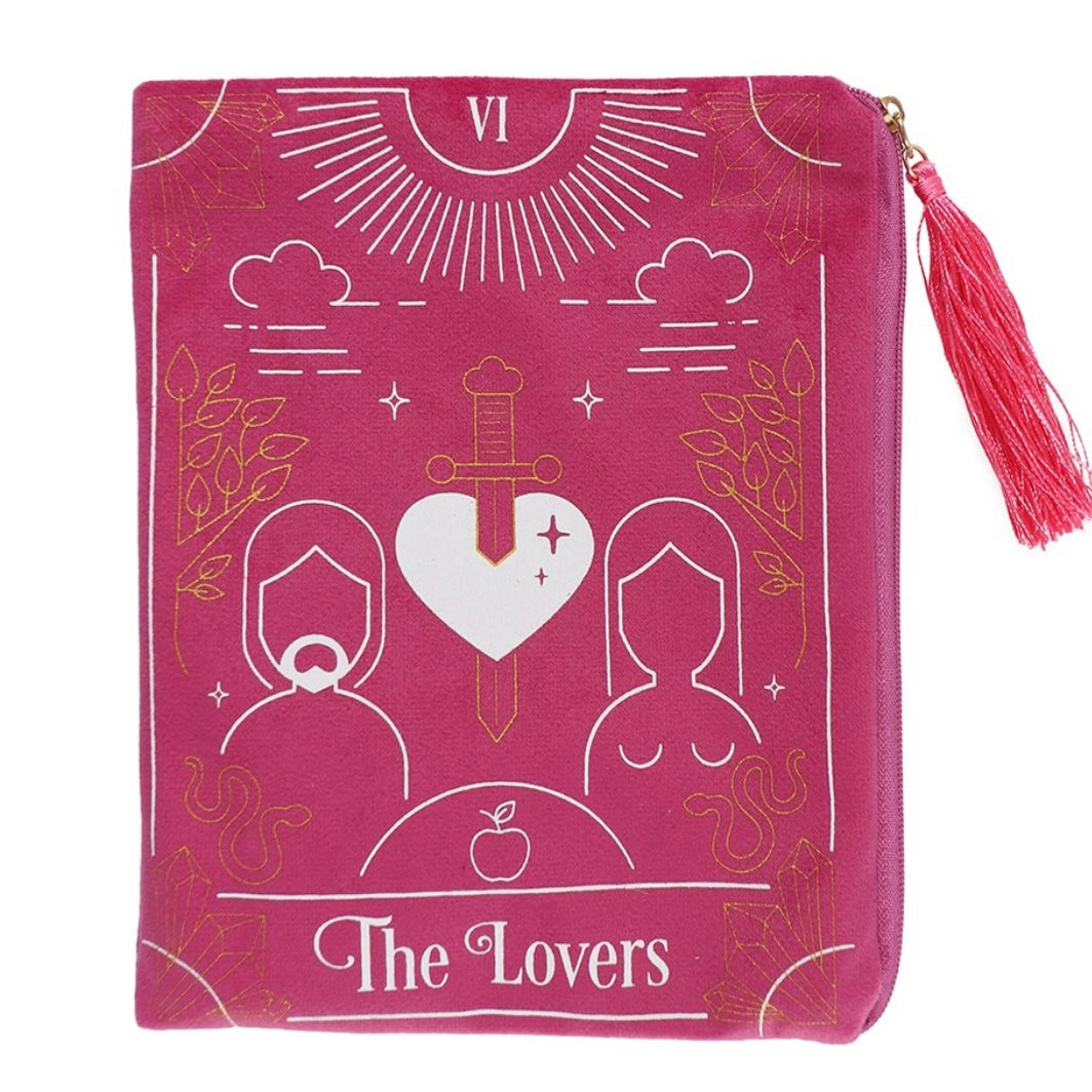 The Lovers Tarot Card Zippered Bag