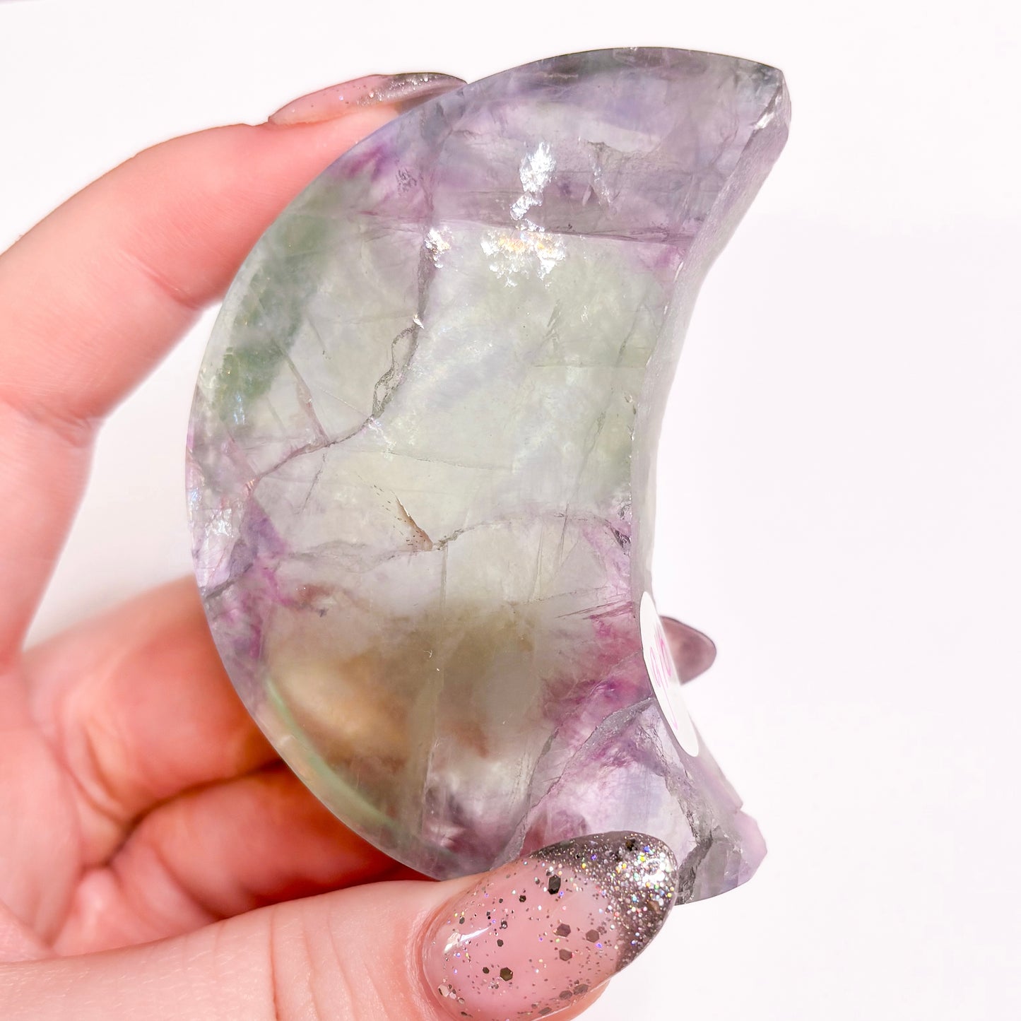 Pastel Fluorite Moon