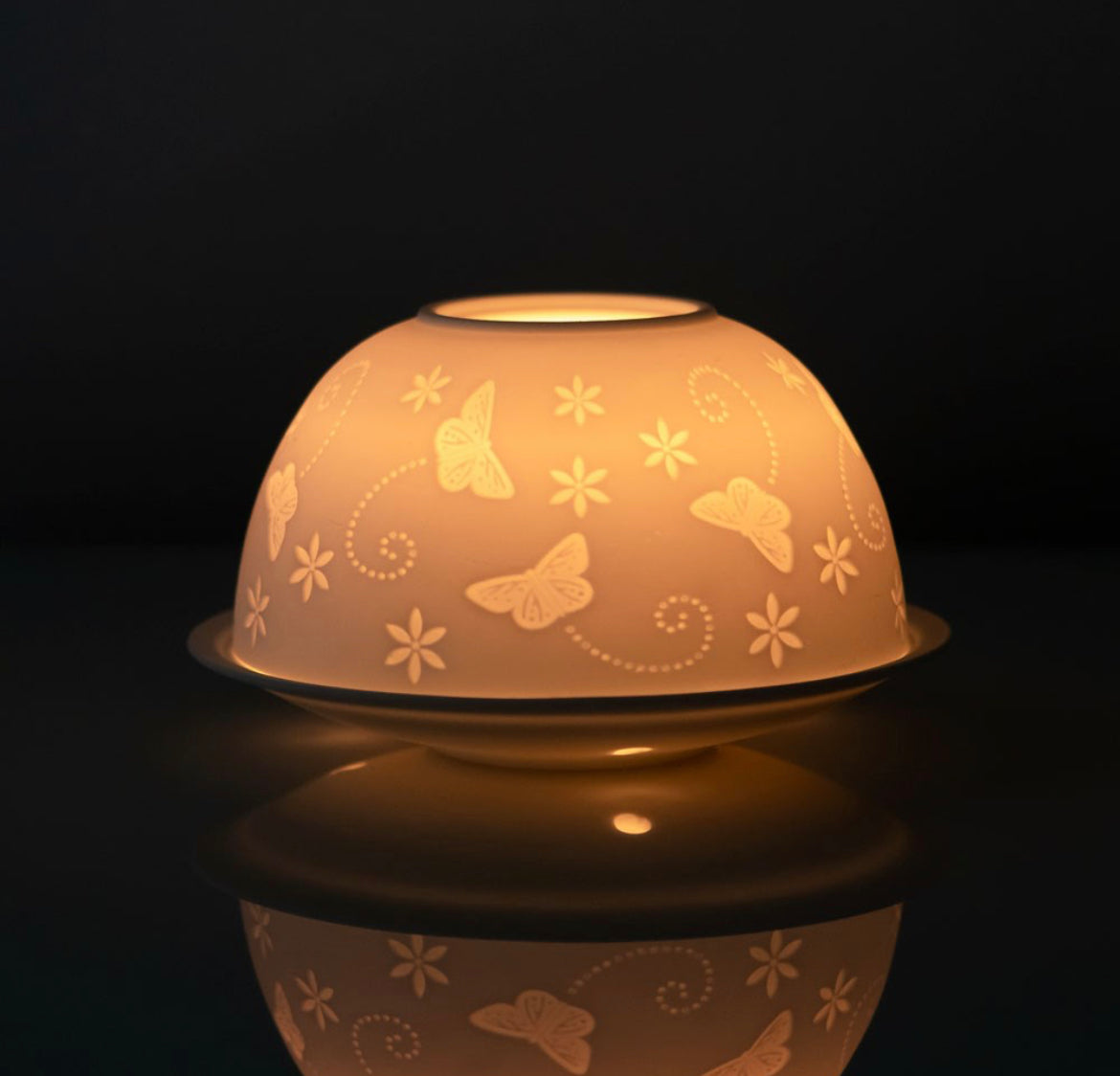 Butterfly Dome Tea Light Holder